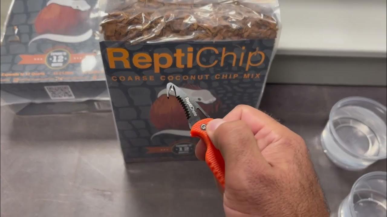 How to make bagged ReptiChip Coconut Substrate
