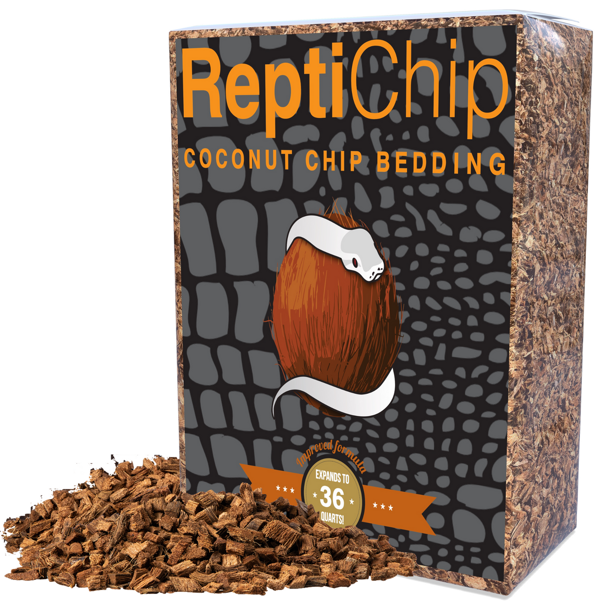 ReptiChip Coarse Coconut Chip Mix; Ready to Use